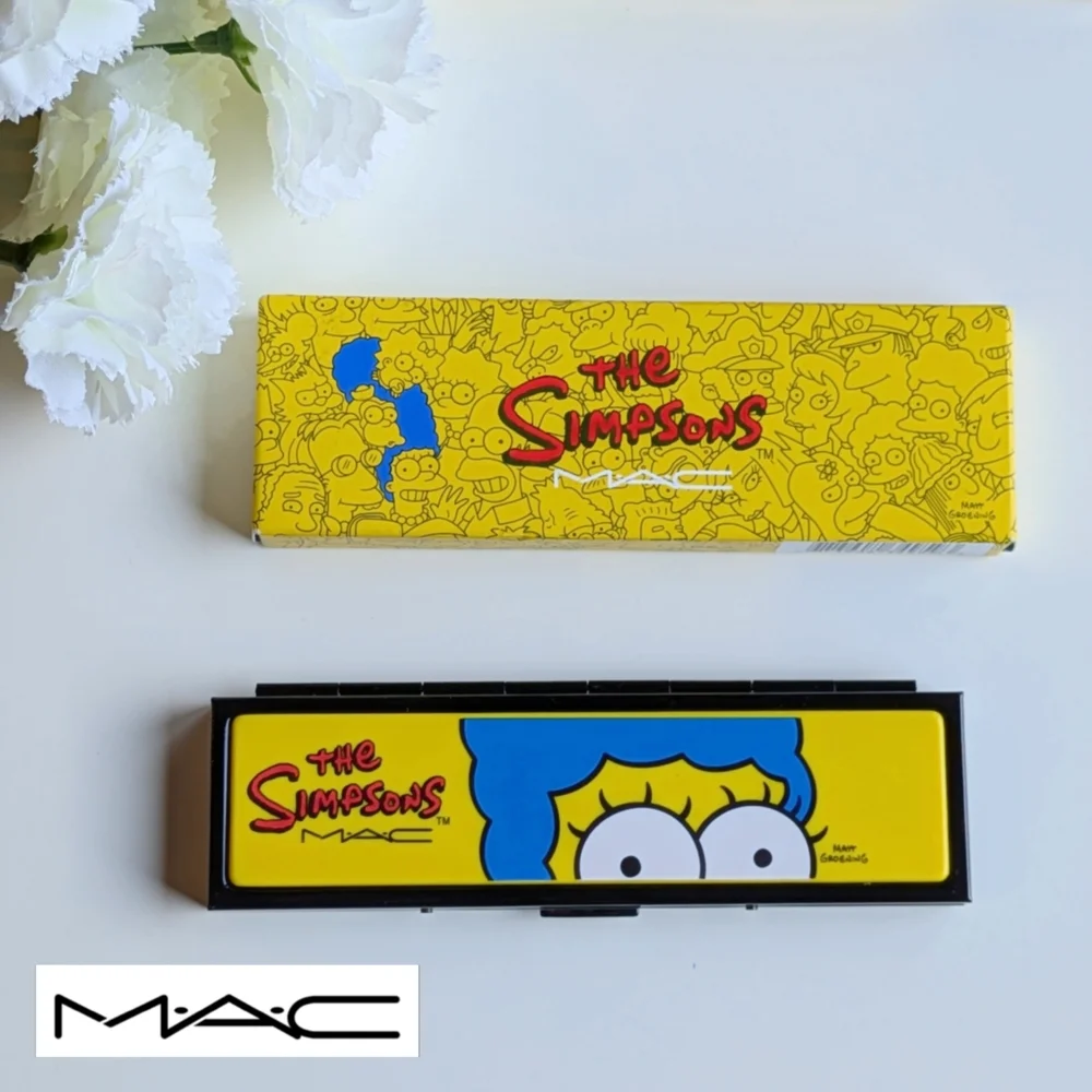 New MAC x The Simpsons Marge’s Extra Ingredients Quad eyeshadow palette NIB